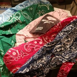 Bandanas, already sewn to fit your head